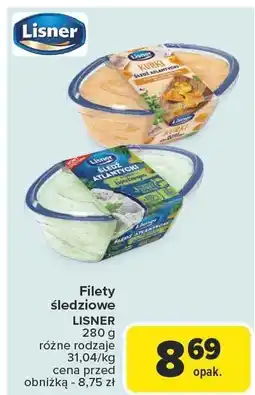 Carrefour Market Filety śledziowe Lisner oferta