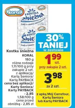 Carrefour Kostka śnieżna Koral oferta