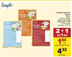 Carrefour Ser kostka topiona Simpl oferta
