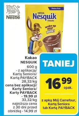 Carrefour Market Kakao Nesquik Nestle oferta