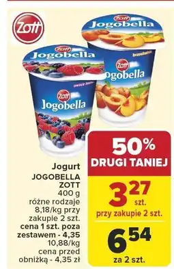 Carrefour Jogurt Jogobella Zott oferta