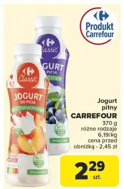 Carrefour Market Jogurt pitny Carrefour oferta