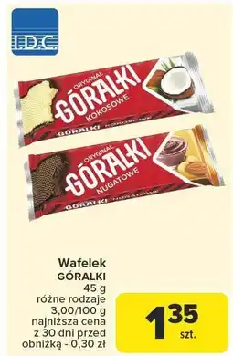 Carrefour Wafelek Górałki I.D.C oferta