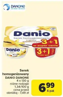Carrefour Market Serek homogenizowany Danio Danone oferta
