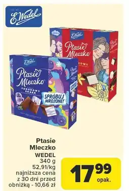 Carrefour Lody Ptasie Mleczko Wedel oferta