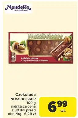 Carrefour Czekolada Nussbeisser Mondelez oferta