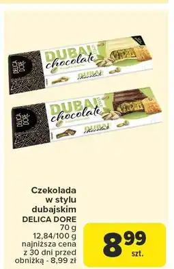 Carrefour Czekolada w stylu dubajskim Delica Dore oferta