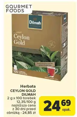 Carrefour Herbata CEYLON GOLD DILMAH oferta