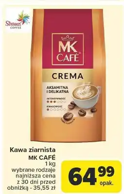 Carrefour Kawa ziarnista MK CAFE CREMA oferta