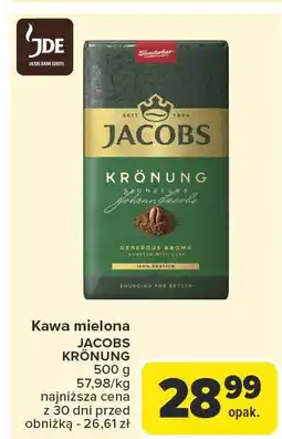 Carrefour Kawa mielona JACOBS KRONUNG oferta