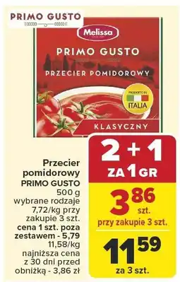 Carrefour Przecier pomidorowy PRIMO GUSTO oferta