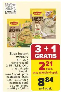 Carrefour Zupa instant WINIARY oferta