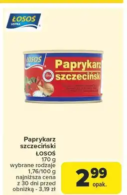 Carrefour Paprykarz szczeciński ŁOSOŚ oferta