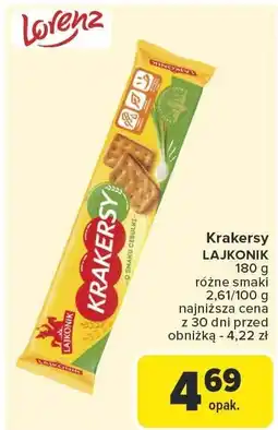 Carrefour Krakersy Lajkonik oferta