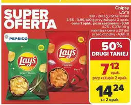 Carrefour Chipsy Lay's Green Onion oferta