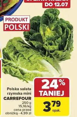 Carrefour Market Sałata rzymska mini Carrefour oferta