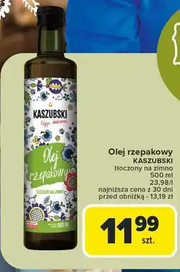 Carrefour Olej rzepakowy Kaszubski oferta