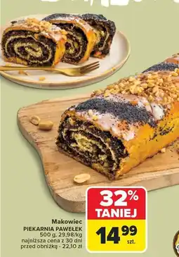 Carrefour Makowiec Piekarnia Pawełek oferta
