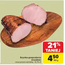 Carrefour Szynka gospodarcza Kołdras oferta