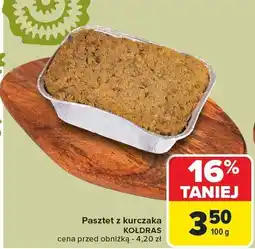 Carrefour Pasztet z kurczaka Kołdras oferta