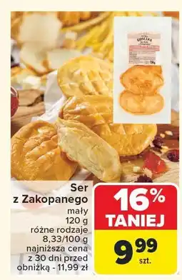 Carrefour Ser góralski z Zakopanego mały Polska Gościna oferta