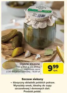 Carrefour Ogórki kiszone Polska Gościna oferta