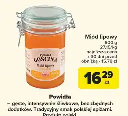 Carrefour Miód lipowy Polska Gościna oferta