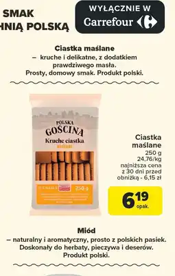 Carrefour Ciastka maślane Polska Gościna oferta