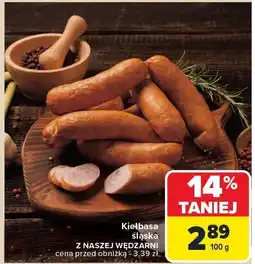 Carrefour Kiełbasa śląska Z Naszej Wędzarni oferta