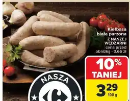 Carrefour Kiełbasa biała parzona Z Naszej Wędzarni oferta