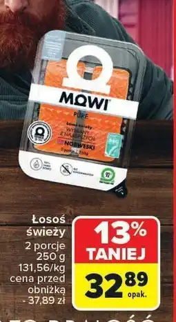 Carrefour Łosoś świeży MOWI oferta