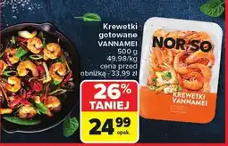 Carrefour Krewetki gotowane Vannamei NorSo oferta
