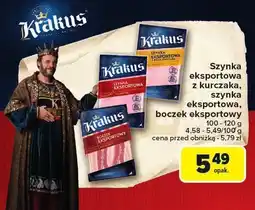 Carrefour Szynka eksportowa z kurczaka Krakus oferta