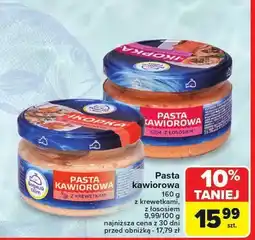 Carrefour Market Pasta kawiowa z krewetkami i łososiem Carrefour Market oferta