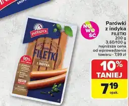 Carrefour Parówki z indyka filetki Indykpol oferta