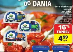 Carrefour Ser sałatkowy snack Apetina oferta