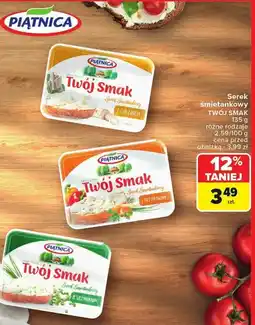 Carrefour Serek śmietankowy Twój Smak Piątnica różne rodzaje oferta