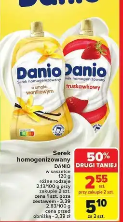 Carrefour Market Serek homogenizowany Danio różne rodzaje oferta