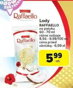 Carrefour Lody Raffaello na patyku oferta