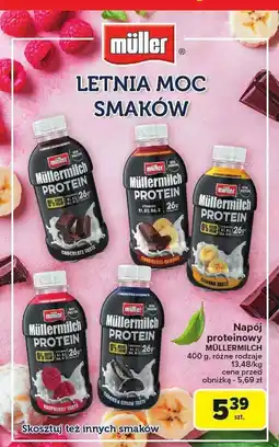 Carrefour Market Napój mleczny Müllermilch Protein różne rodzaje oferta