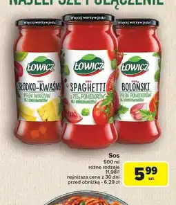 Carrefour Sos Łowicz różne rodzaje oferta