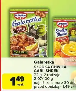 Carrefour Galaretka Słodka Chwila Gabi, Shrek Dr.Oetker oferta