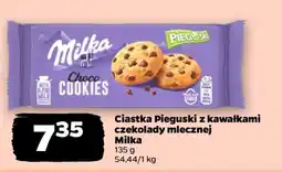 Netto Ciastka Pieguski z kawałkami czekolady mlecznej oferta