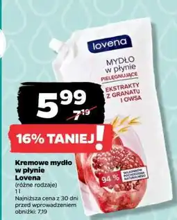 Netto Kremowe mydło w płynie Lovena oferta