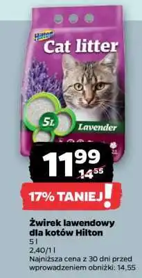 Netto Żwirek lawendowy dla kotów Hilton oferta