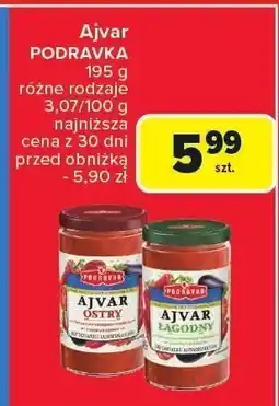 Carrefour Ajvar Podravka oferta