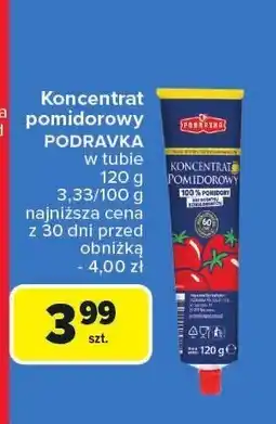 Carrefour Koncentrat pomidorowy Podravka oferta