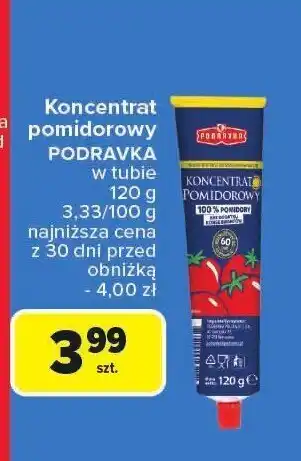 Carrefour Koncentrat pomidorowy Podravka oferta