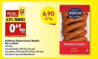 Biedronka Kiełbasa śląska Kraina Wędlin Na co dzień oferta