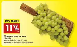 Biedronka Winogrono jasne na wagę oferta